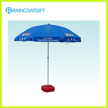 Parasol de playa al aire libre del PVC del poliéster para la promoción